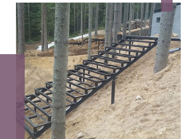 Монтаж металлических лестниц в Морозовске от 13602 руб. 