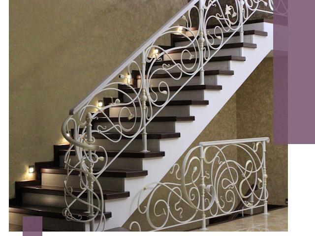 Кованые лестницы под ключ в Морозовске — изготовление и монтаж