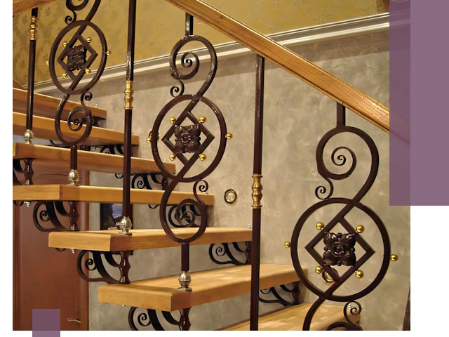 Изготовление кованых лестниц под ключ в Морозовске