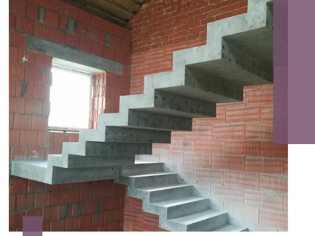 Бетонные лестницы под ключ в Морозовске: монтаж, демонтаж, ремонт