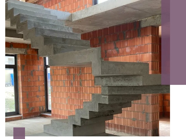 Изготовление бетонных лестниц под ключ в Морозовске