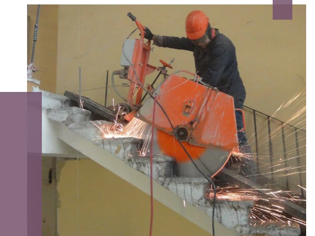 Демонтаж бетонных лестниц в Морозовске от 4620 руб. за м2 | ПРОЛЁТ-Мрз