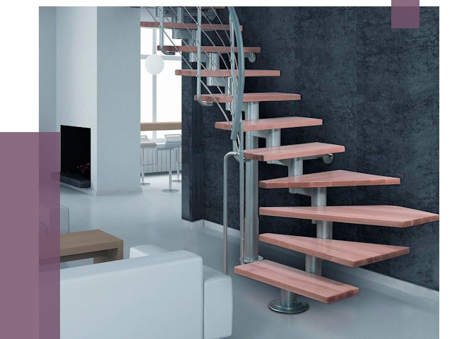 Модульные лестницы в Морозовске от 16939 руб. — купить в ПРОЛЁТ-Мрз