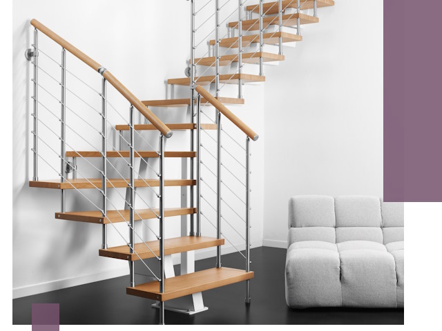 Модульные лестницы под ключ в Морозовске — монтаж и изготовление