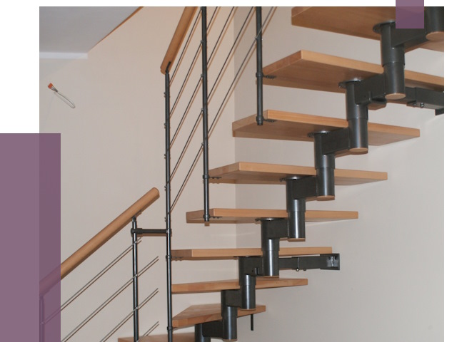 Изготовление модульных лестниц в Морозовске от 11549 руб. 