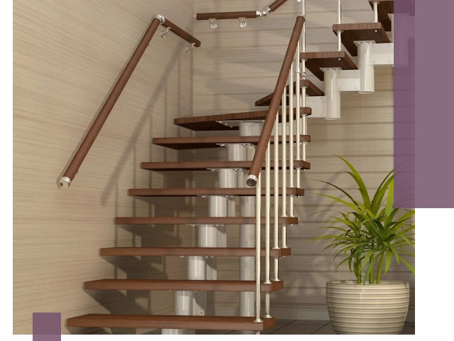 Изготовление модульных лестниц под ключ в Морозовске