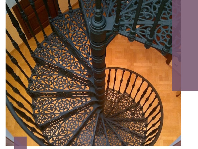 Винтовые лестницы под ключ в Морозовске: производство и монтаж