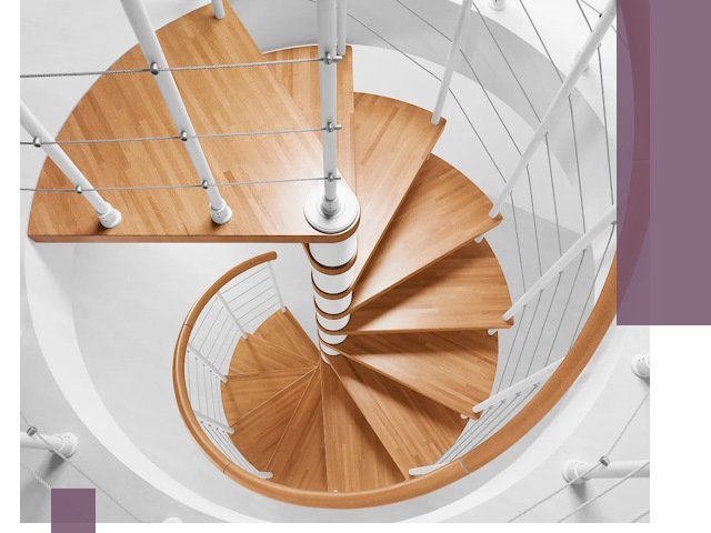 Изготовление винтовых лестниц под ключ в Морозовске