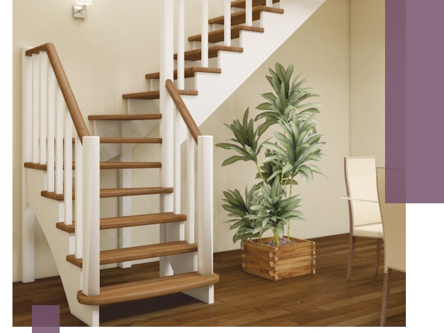 Г-образные лестницы под ключ в Морозовске — изготовление и монтаж