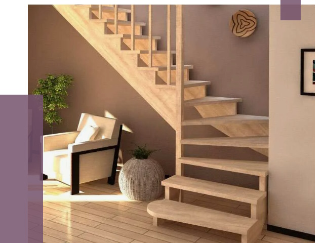 Изготовление Г-образных лестниц в Морозовске от 18992 руб. 