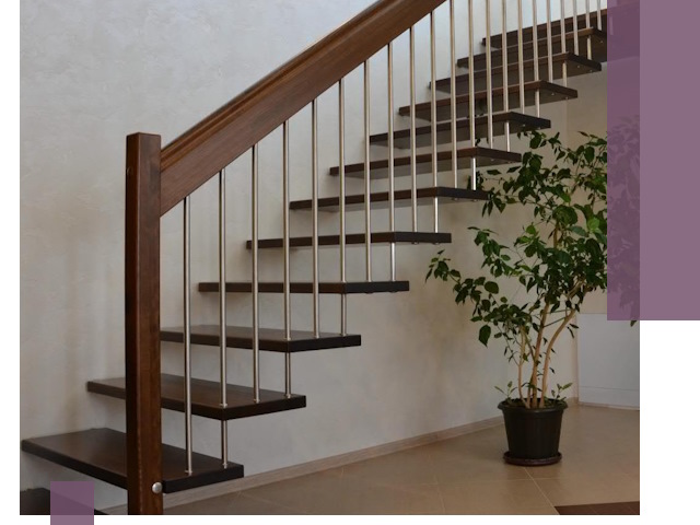 Лестницы на больцах под ключ в Морозовске – изготовление и монтаж