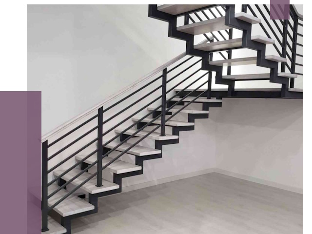 Лестницы на металлокаркасе под ключ в Морозовске от 12833 руб. | ПРОЛЁТ-Мрз