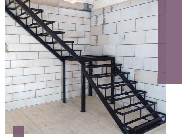 Лестницы на металлокаркасе под ключ в Морозовске — изготовление и монтаж
