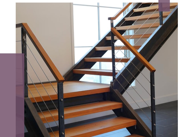 Изготовление лестниц на металлокаркасе в Морозовске от 18992 руб. | ПРОЛЁТ-Мрз