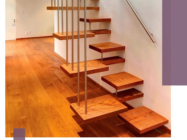 Лестницы «гусиный шаг» на заказ в Морозовске для узких пространств