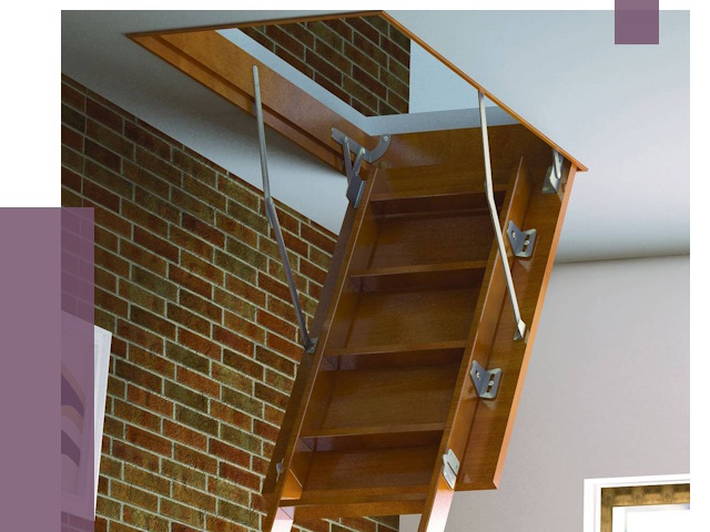 Установка чердачной лестницы в Морозовске от 7853 руб. | ПРОЛЁТ-Мрз