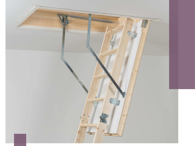 Установка чердачной лестницы под ключ в Морозовске