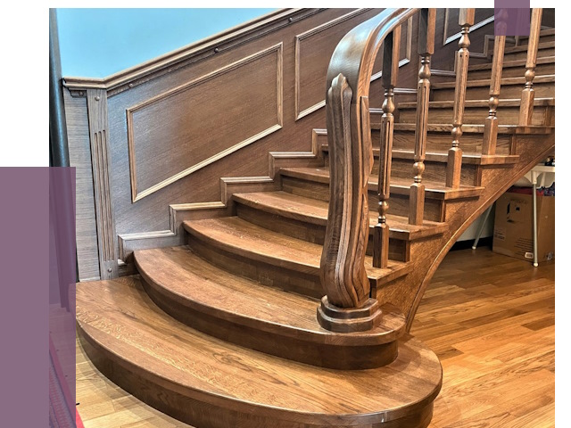 Дубовые лестницы под ключ в Морозовске от 177089 руб. — ПРОЛЁТ-Мрз