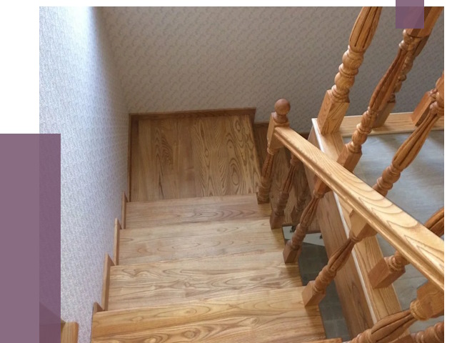 Сосновые лестницы в Морозовске под ключ от 8110 руб.  | ПРОЛЁТ-Мрз