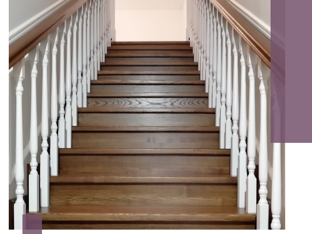 Лестницы из ясеня на заказ в Морозовске — изготовление и монтаж