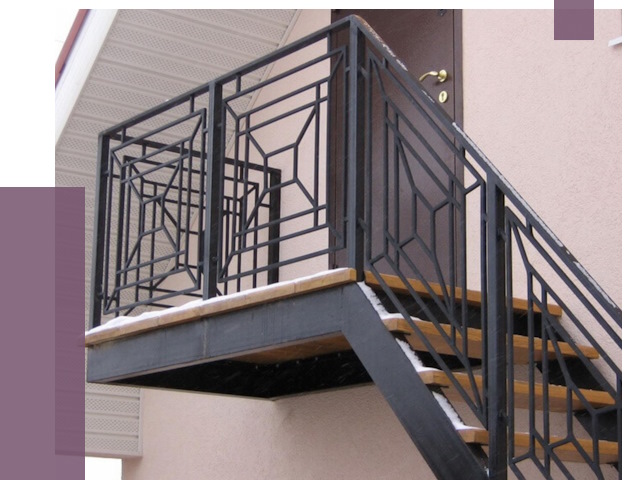 Металлические перила в Морозовске от 4312 руб.  | ПРОЛЁТ-Мрз