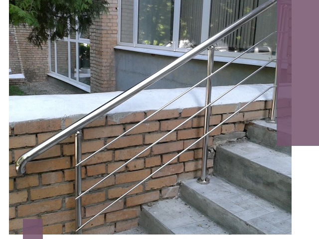 Перила из нержавеющей стали высокого качества в Морозовске