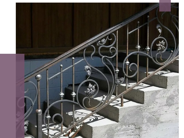 Кованые перила в Морозовске от 8726 руб. под ключ — качество от ПРОЛЁТ-Мрз