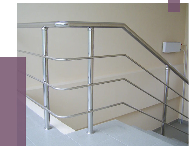 Алюминиевые перила в Морозовске от 6365 руб. под ключ | ПРОЛЁТ-Мрз