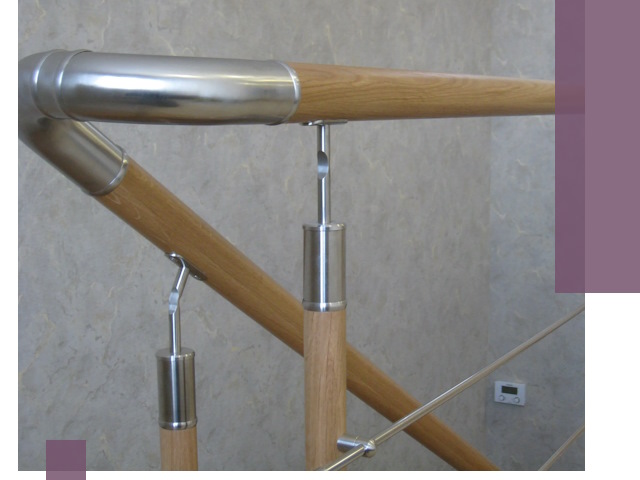 Комбинированные перила на заказ в Морозовске — монтаж и производство