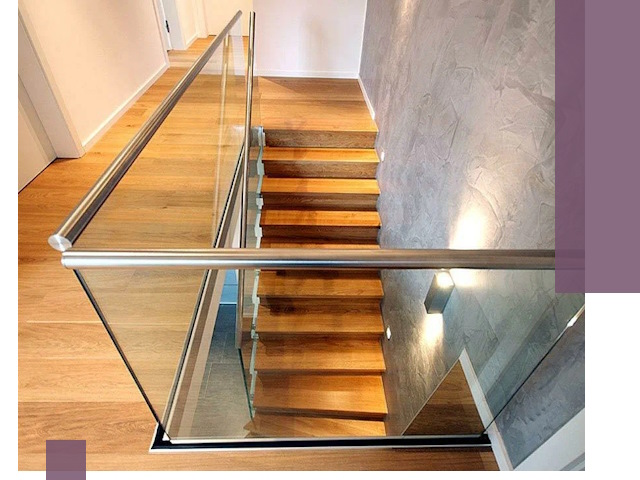 Перила для лестницы в доме — изготовление и монтаж в Морозовске