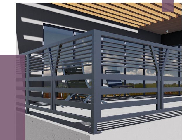 Изготовление балконных ограждений в Морозовске от 10779 руб. | ПРОЛЁТ-Мрз