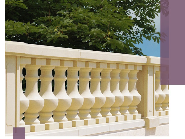 Установка балюстрады в Морозовске: изготовление и монтаж под ключ