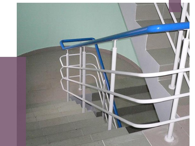 Перила в подъезде в Морозовске — установка и замена от 7443 руб. | ПРОЛЁТ-Мрз