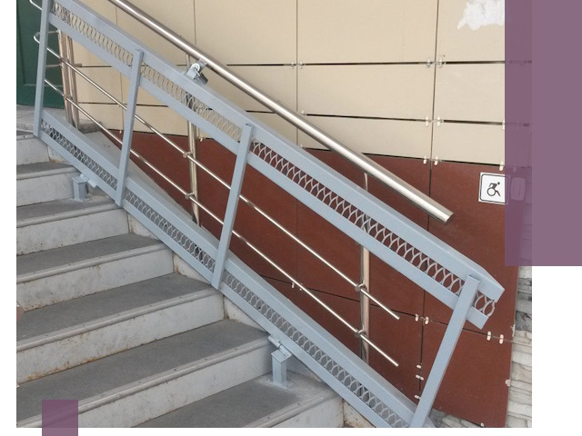 Изготовление откидных пандусов под ключ в Морозовске