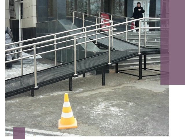 Стационарные пандусы под ключ в Морозовске — изготовление и монтаж