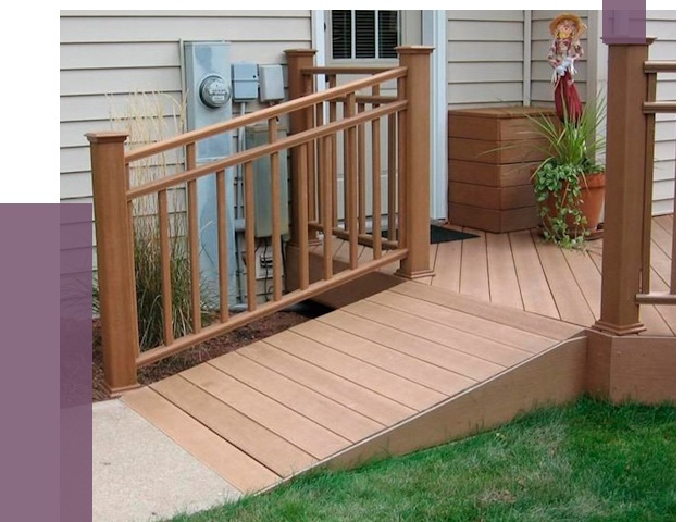 Пандус на крыльцо в Морозовске под ключ от 7802 руб. 