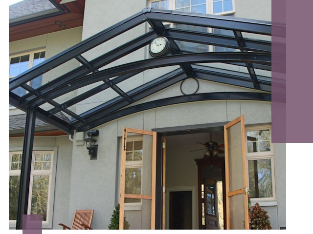 Изготовление и монтаж навесов и козырьков в Морозовске