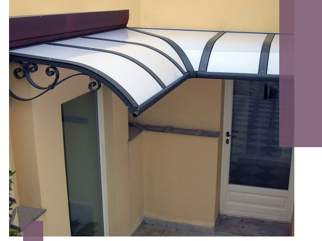 Монтаж козырьков любой сложности в Морозовске под ключ