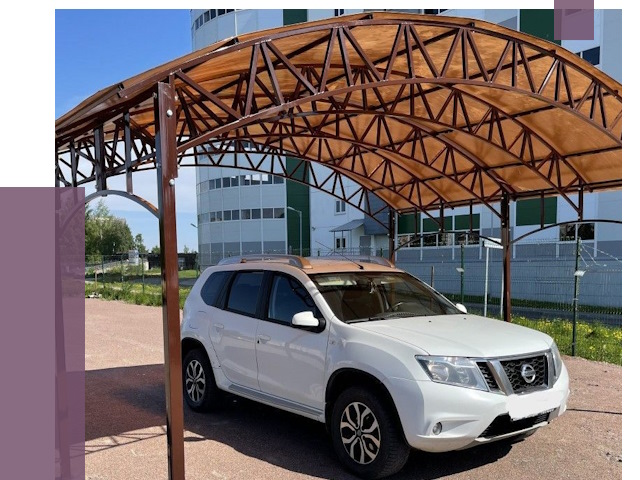 Недорогие навесы в Морозовске от 43117 руб. | ПРОЛЁТ-Мрз