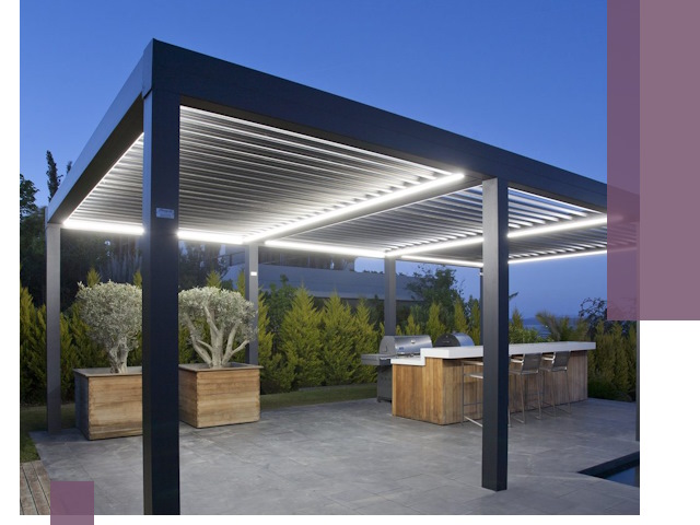 Навесы отдельно стоящие под ключ в Морозовске из металла и поликарбоната