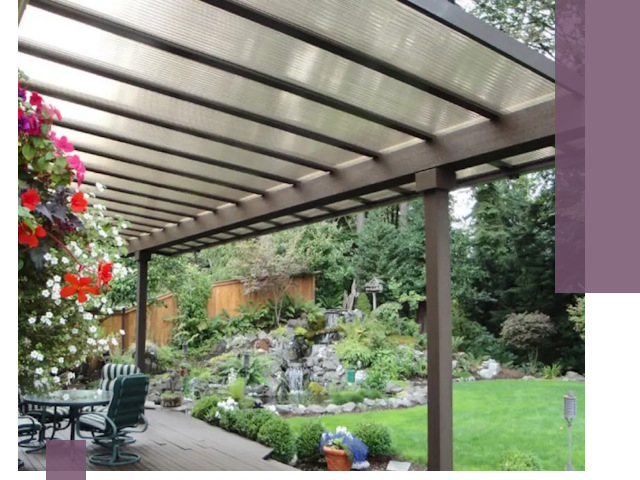 Навесы из поликарбоната под ключ в Морозовске быстро и надёжно