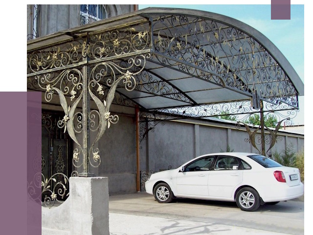 Кованые навесы в Морозовске от 14629 руб. | ПРОЛЁТ-Мрз