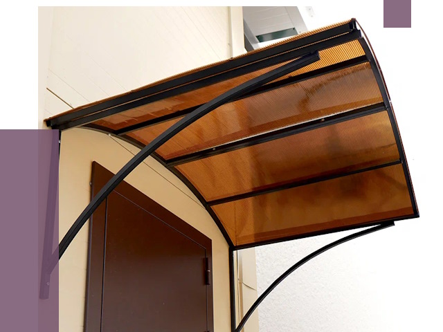 Недорогие козырьки в Морозовске от 7617 руб.  | ПРОЛЁТ-Мрз