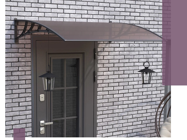 Недорогие козырьки и навесы под ключ в Морозовске