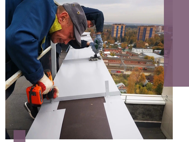 Монтаж парапетов в Морозовске — установка прочных металлических ограждений