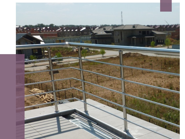 Парапеты из нержавеющей стали в Морозовске от 8007 руб. за м² | ПРОЛЁТ-Мрз