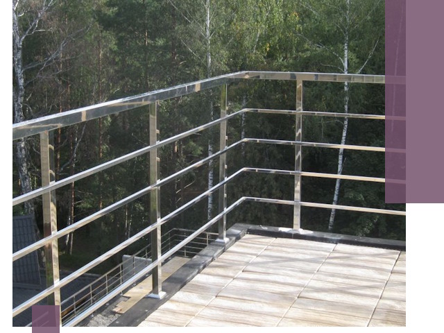 Парапеты из нержавеющей стали в Морозовске — изготовление и монтаж