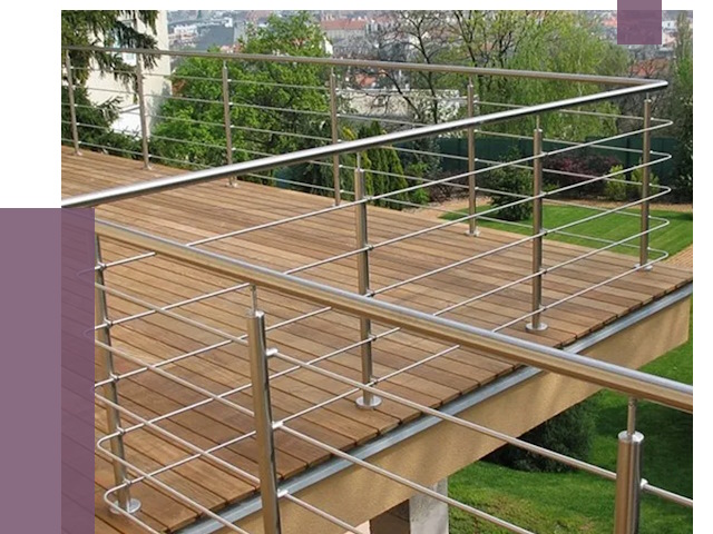 Алюминиевые парапеты в Морозовске под ключ от 7802 руб. 