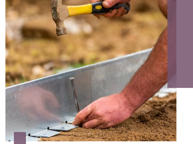 Монтаж металлических бордюров в Морозовске быстро и качественно