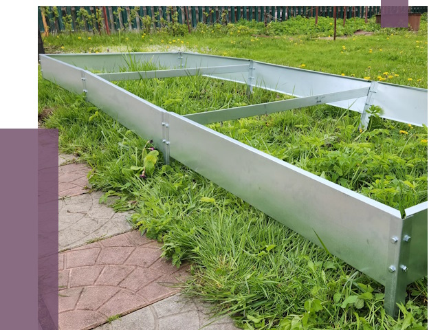 Металлические бордюры для грядок в Морозовске от 1797 руб. 